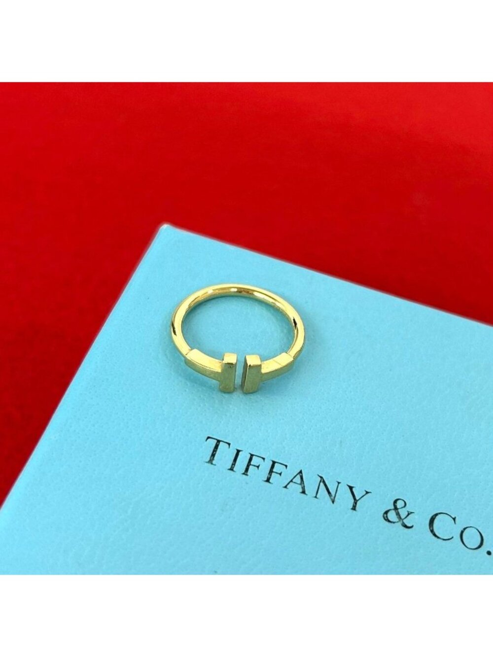 Tiffany & Co T Wire Ring Yellow Gold